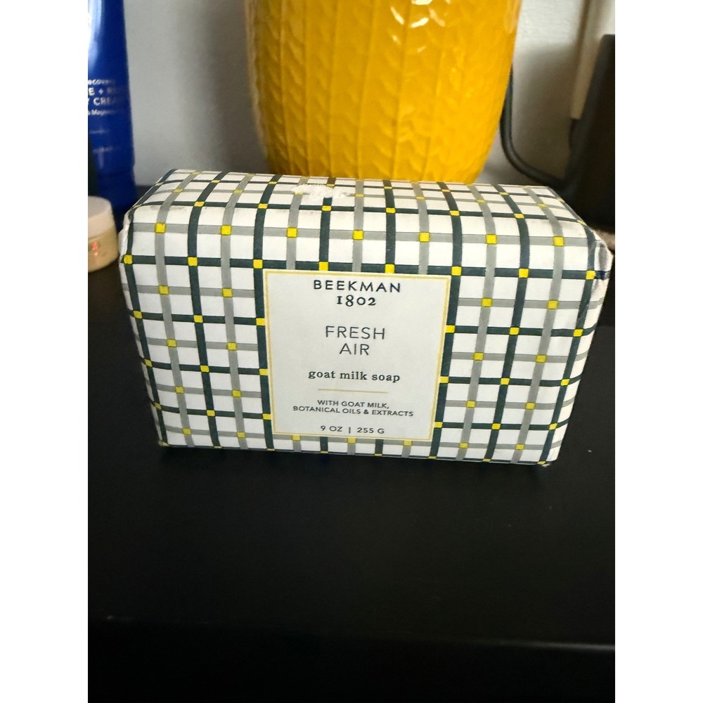 Beekman 1802 Fresh Air Goat Milk Soap Bar 9 oz 255 g Triple Milled New